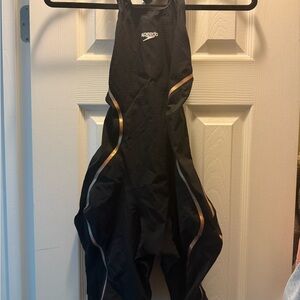 Speedo Black and Gold Swimsuit